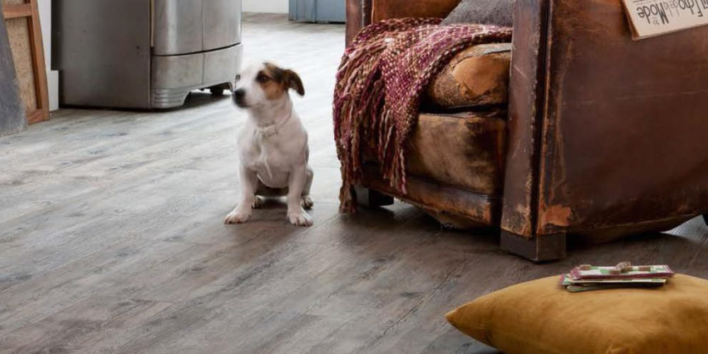 Pavimento in pvc effetto legno vintage