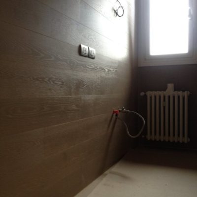 Rovere sbiancato e microcemento 3