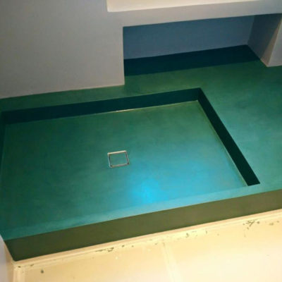 piatto doccia cemento