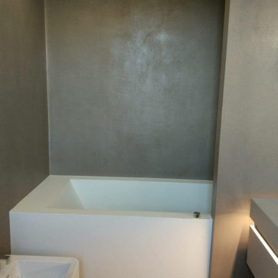 vasca xps finita microcemento