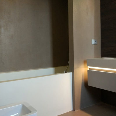 vasca xps rivestita microcemento