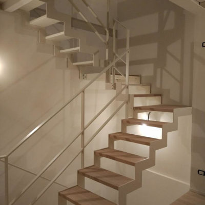 posa su scala parquet bauwerk farina spazzolato