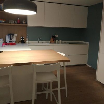 parquet soggiorno e cucina