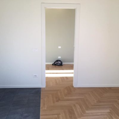ristrutturazione appartamento parquet gres