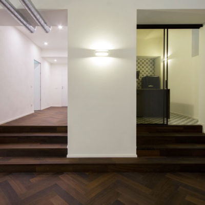 Ristrutturazione casa Milano dettaglio corridoio