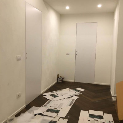 posa lisca di pesce parquet scuro