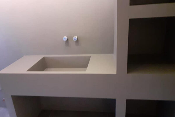 mensola lavabo rivestita in ecomalta mensola lavabo rivestita in ecomalta