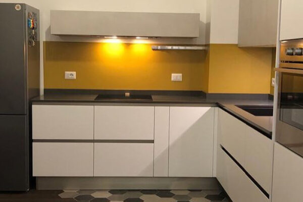 parquet bauwerk in cucina a milano