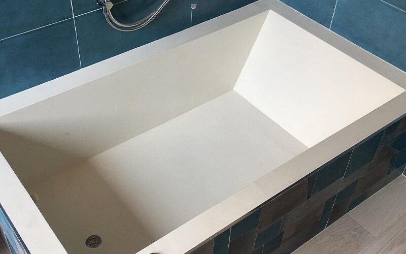 vasca da bagno in microcemento milano
