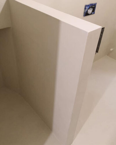 rivestimento muretto in microcemento