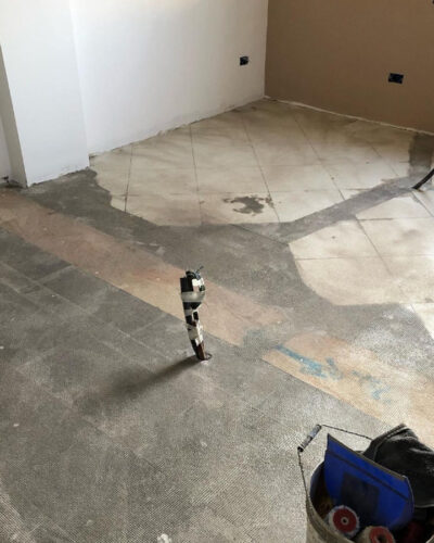 preparazione pavimento per posa oleomalta milano