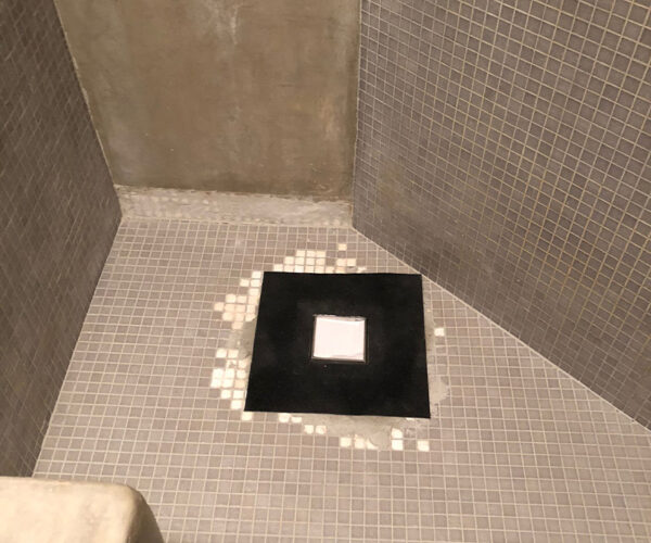 box doccia in microcemento milano